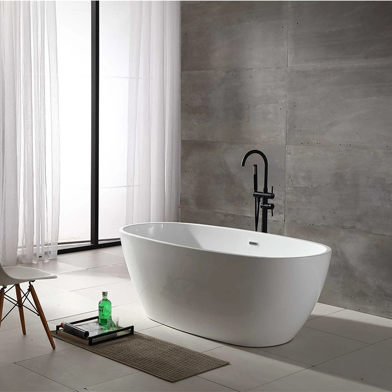 Saudi Arabia Market Classic Acrylic Free Standing Soacking SPA Shower Bath Hot Tub (Q360S-A)