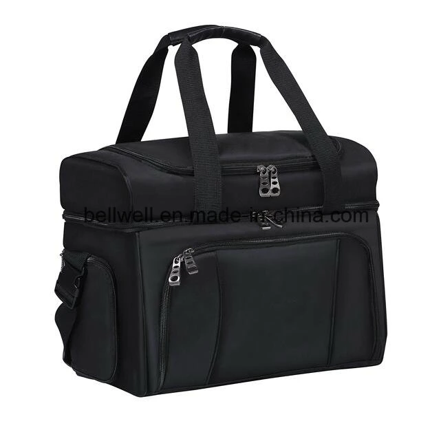 Insulated Compartment Outdoor Travel Lunch Cooler Bag
