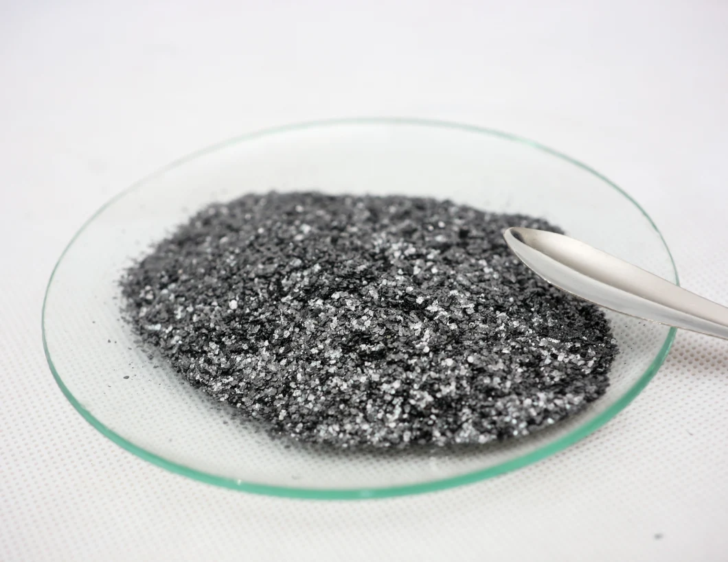 Black SBR Rubber Granules Scrap Tyres Natural Flake Graphite Powder