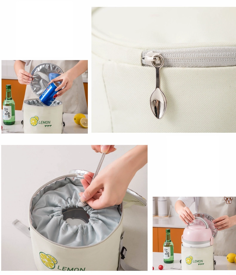 Wholesales Portable Polyester Insulated Lunch Tote Cooler Bag