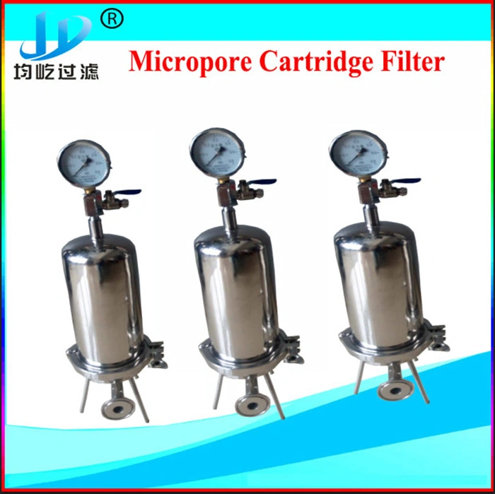 Cartridge Filter Housing Stainless Steel Water Treatment Water Filter Housing