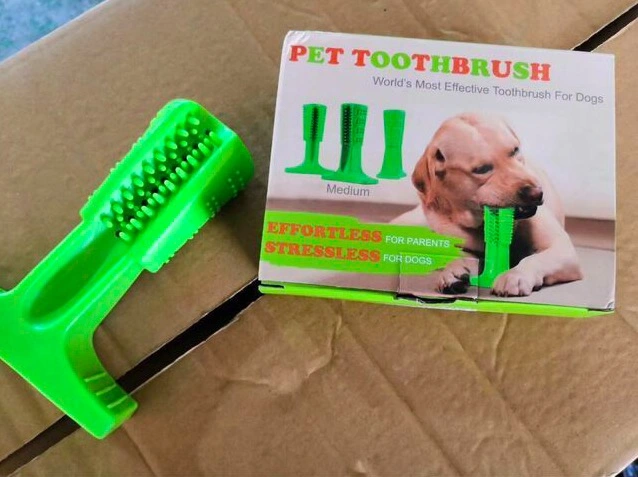 2019 Pet Toothbrush Chew Toy Brushing Stick Dog Grind Teeth Chew Bite Toy