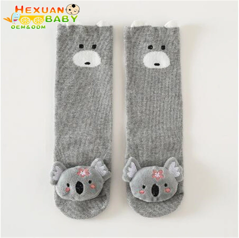 Socks Baby Girl High Knee Socks Cartoon 3D Sock