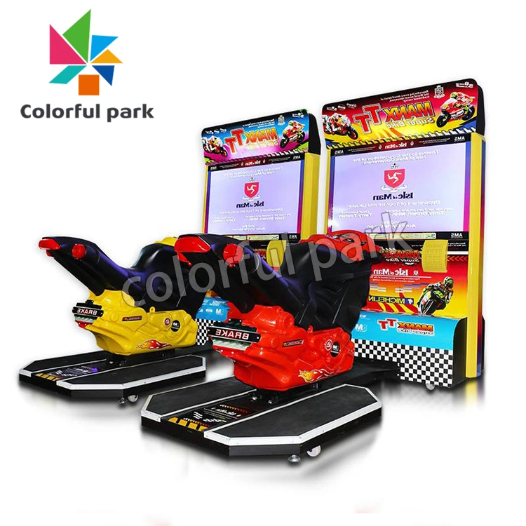 Colorful Park Tt Moto Racing Game Machine Car Simulator Game Machine