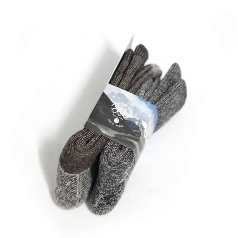 Merino Wool Thermal Hiking Crew Socks for Winter