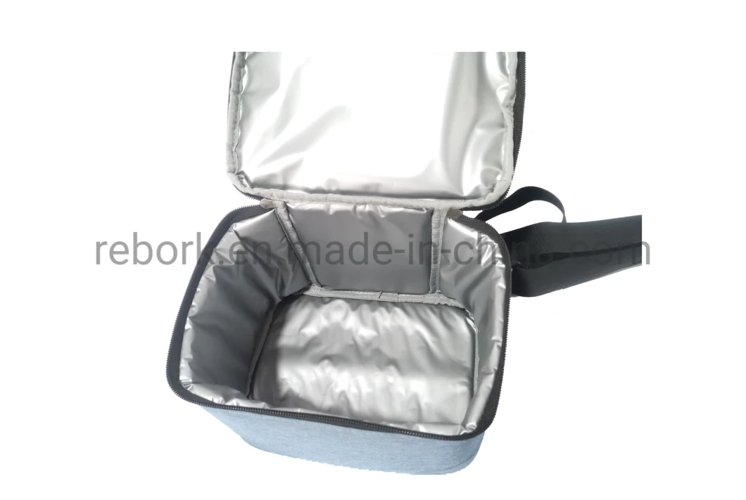 Double-Decker Cooler Thermal Food Insulated Lunch Bag Cooler Bag