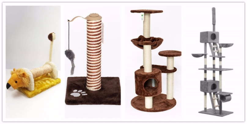 Modern Cat Furniture with Hanging Toy Funny Pet Toy Cat Tree