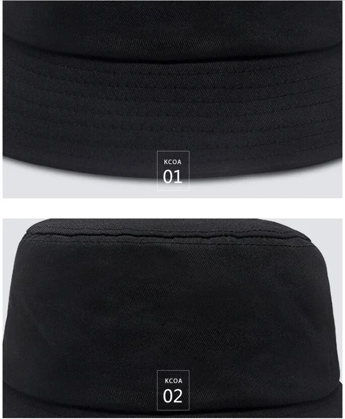 New Design Monochrome Hat Cotton Fisherman Hat Unisex