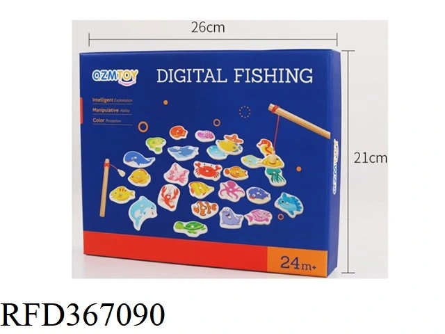 Kids Learning Toy Magnet Toy Colorful Fishing Toy Number Letter Fishing Game