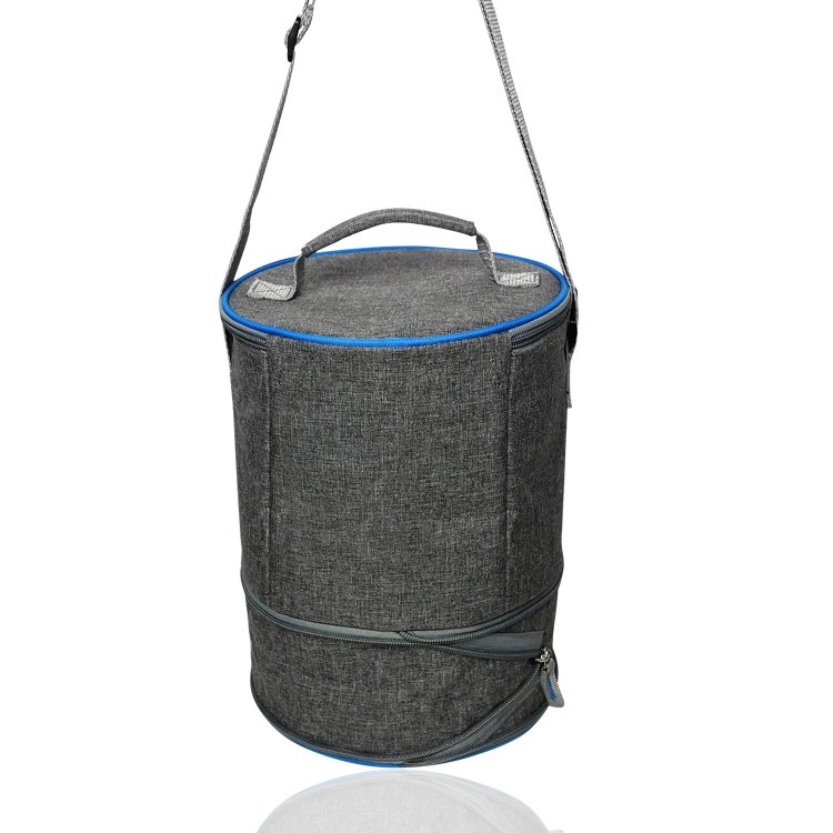 Round Picnic Bag Lunch Cooer Bag Insulated Thermal Bag