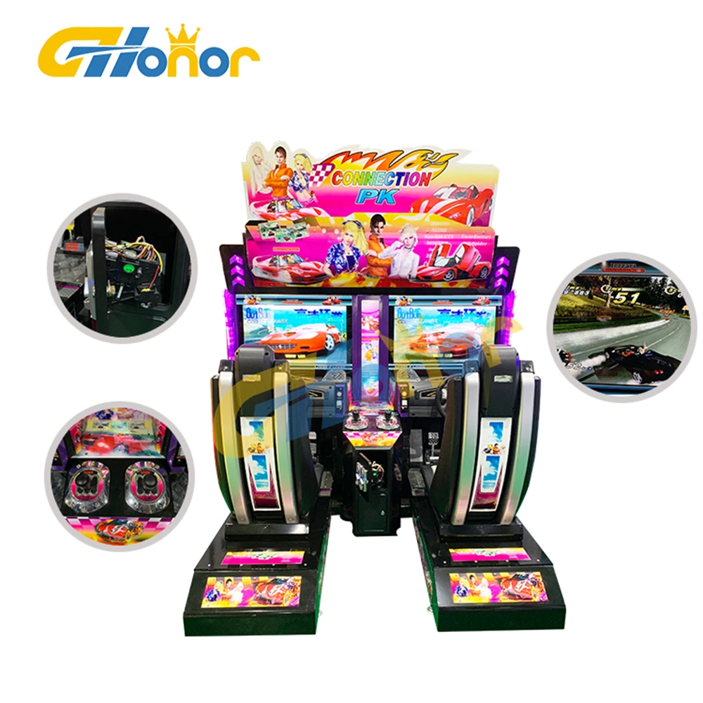 Newest Simulator 3D Driving Car 2 Players Arcade Car Driving Game Machine Coin Operated Racing Car Game Machine Arcade Simulator Racing Video Game Machine