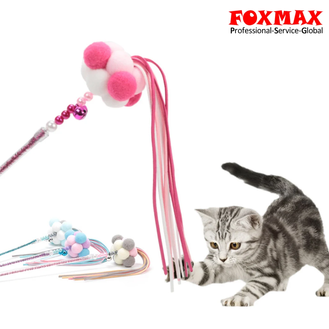 Durable Funny Cat Stick Training Toy for Pet Cat (FM-PS252)