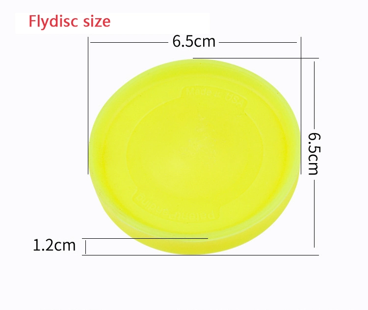 Hot Sale Custom Small Plastic Mini Outdoor Sports Dog Silicone Toy Frisbee Disc Flying Ring