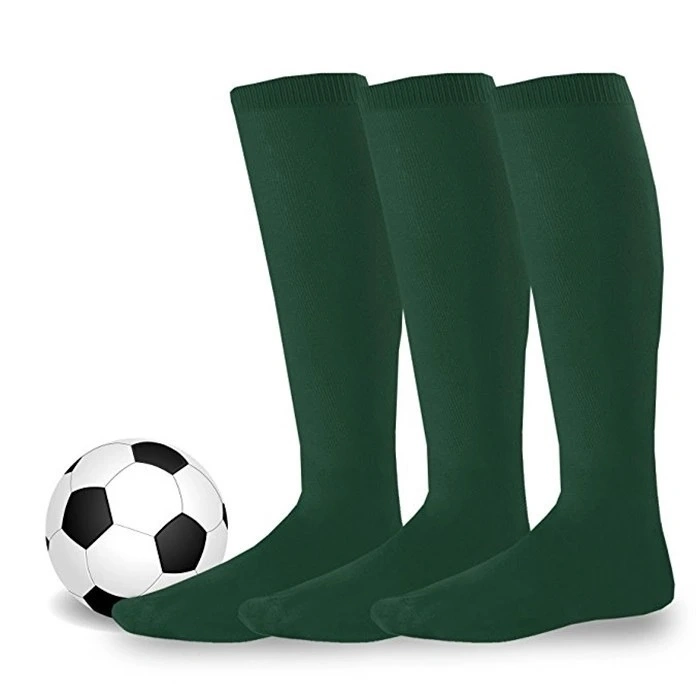 Custom Unisex Logo Protect Knee Long Soccer Elite Running Cycling Football Socks for Sports
