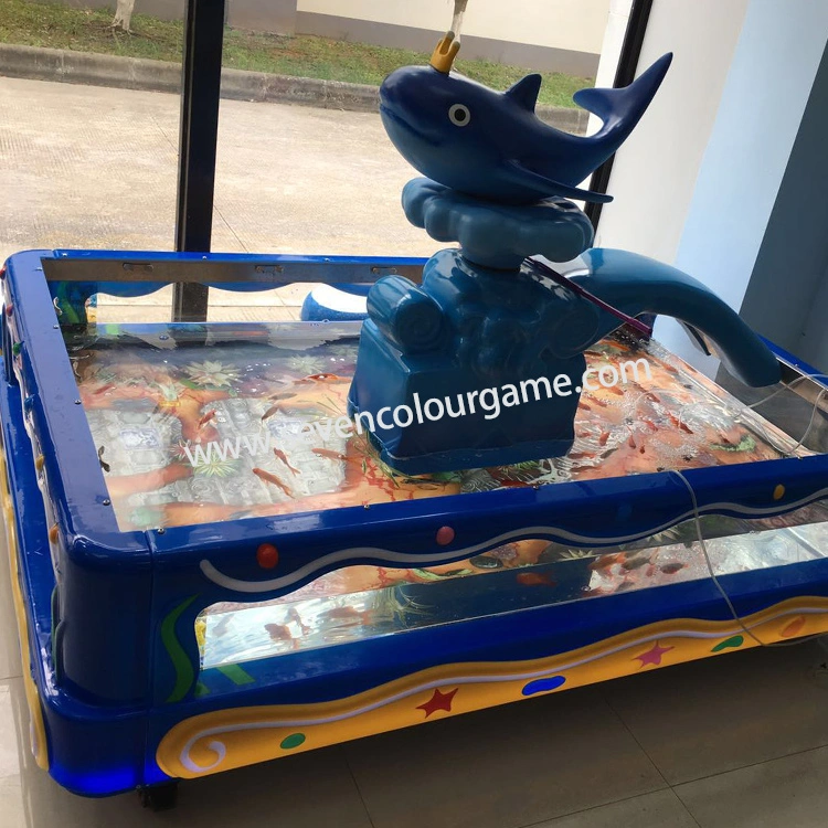 Colorful Park Push Pond Kids Coin Operated Game Machine 3D Game Machine Push Coin Game Machine