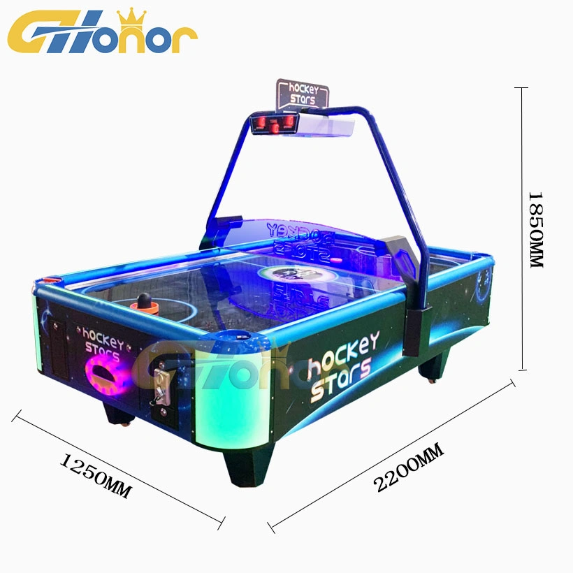 Luxury Design Arcade Air Hockey Game Machine Coin Operated Air Hockey Table Game Redemption Lottery Ticket Game Arcade Game Machine with High Quality