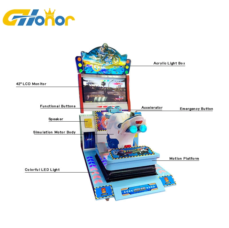 Sell Adult Video Game Machine Arcade Simulator Video Game Machine Racing Game Machine Motorcycle Coin-Operated Action Arcade Game Machine