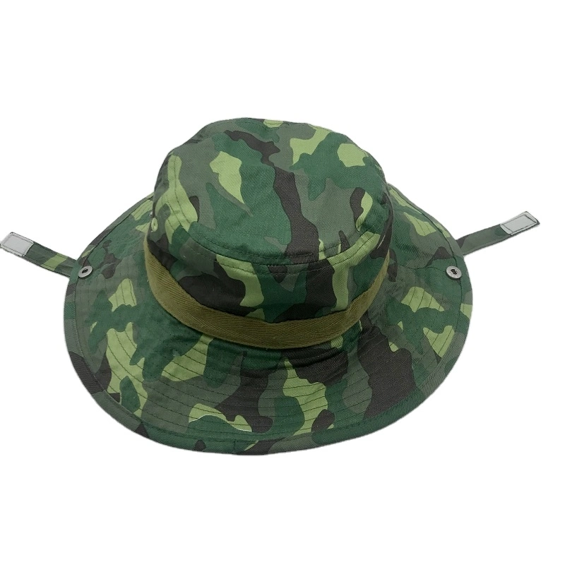 Custom Teenager Camouflage Bucket Hat Baby Toddler Kids Boys Breathable Summer Sun Protection Bucket Hat