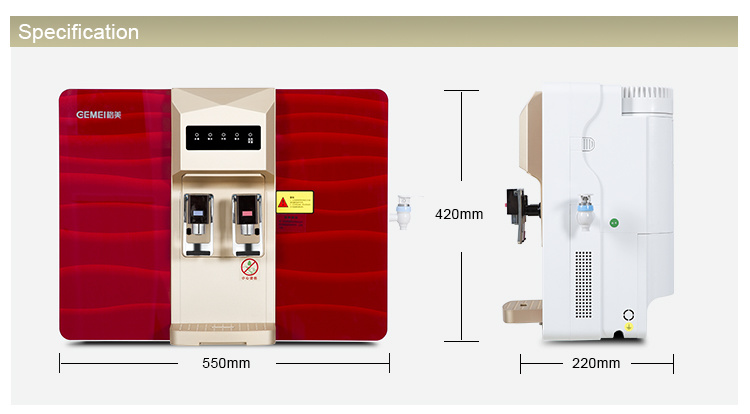 5 Stage Hot & Warm Water Dispenser 220 Voltage (V) and Wall Mounted Use Water Purifier
