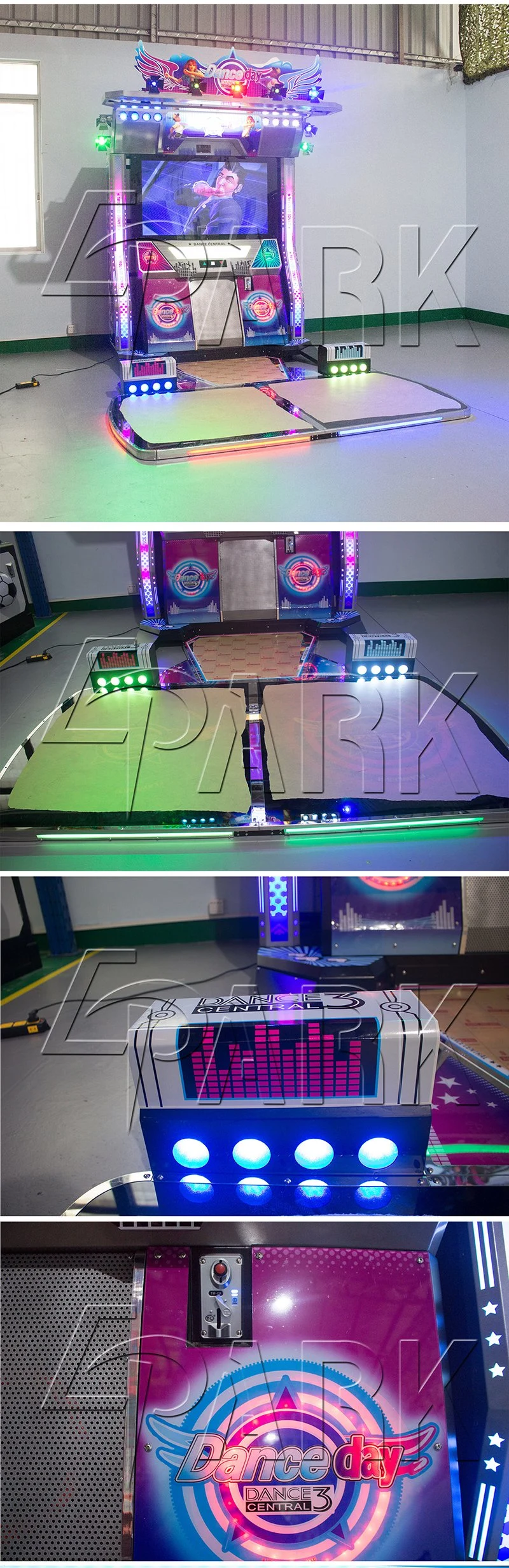 55 Inch LED Push Coin Game Dance Dance Revolution Arcade Machine/Dancing Video Arcade Game Machine for Sale