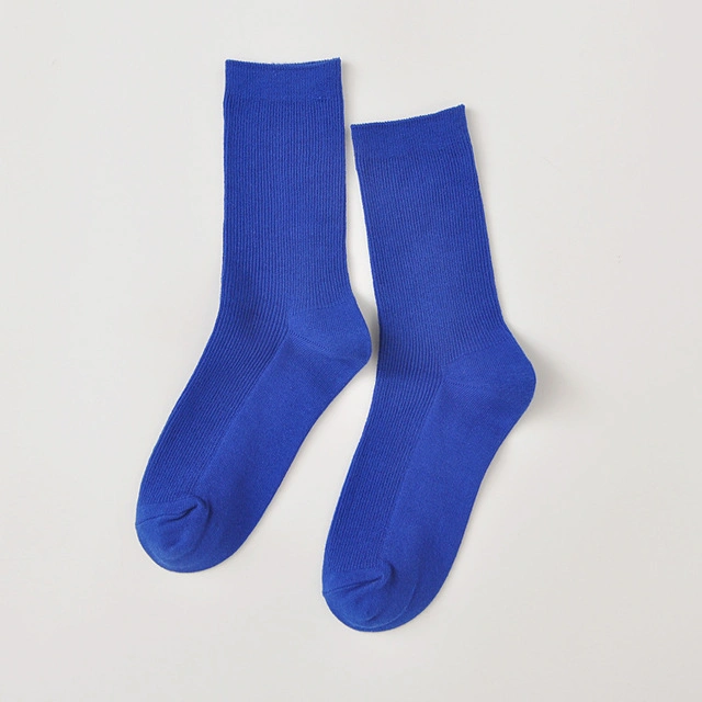 Promotional Design Plain Cotton Loose Socks