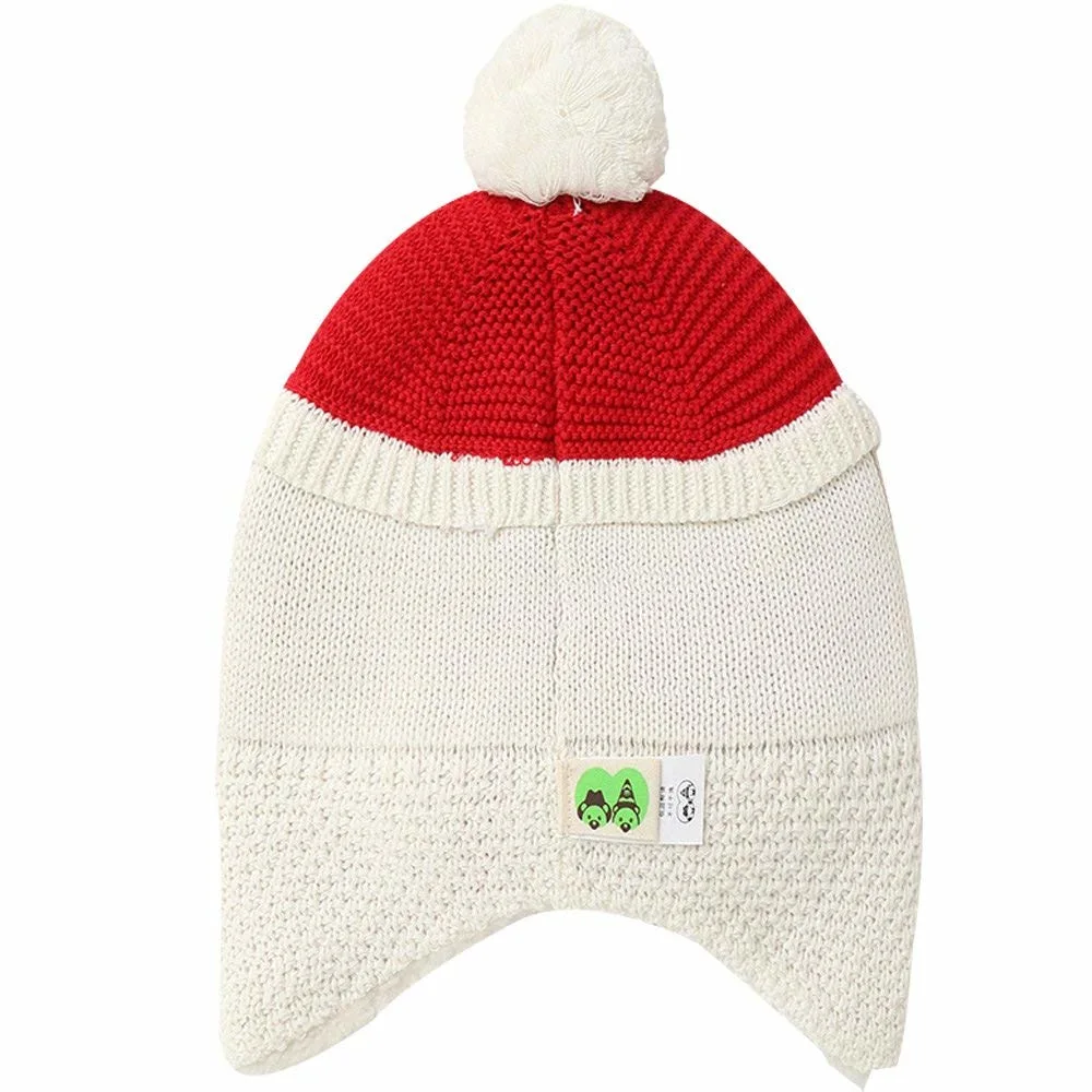 100% Cotton Winter Warm Cute Toddler Beanie Knitted Christmas Baby Hat Baby Christmas Gift Present