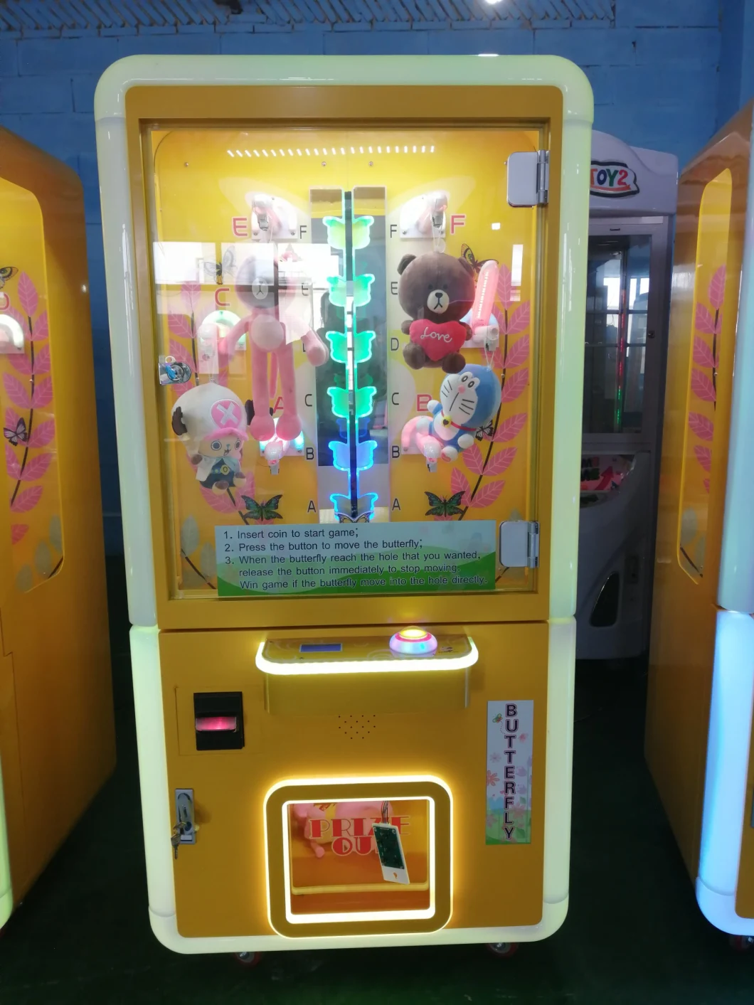 Butterfly/Prize/Toy Vending/Price/Vending/Amusement/Arcade/Crane Claw/Toy Crane/Arcade Claw/Claw Crane /Claw/Crane/Game Machine