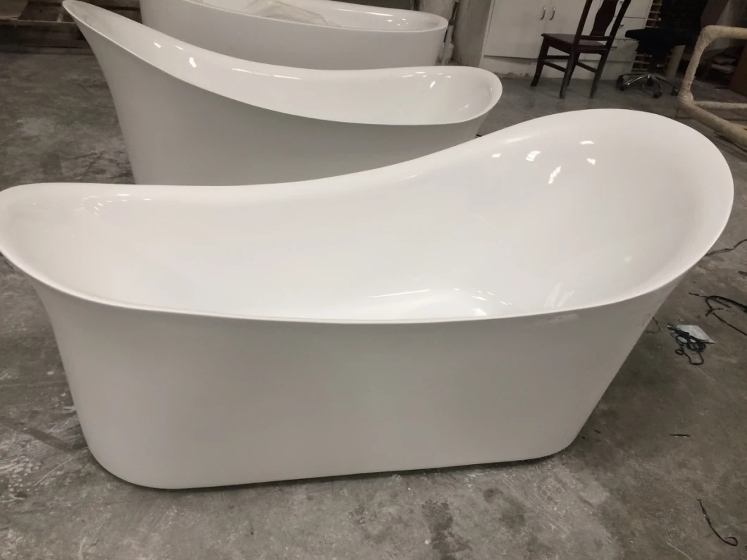 Acrylic Free Standing Bathtub Deep Soaking Shower Tub with Ce and Cupc Certificate