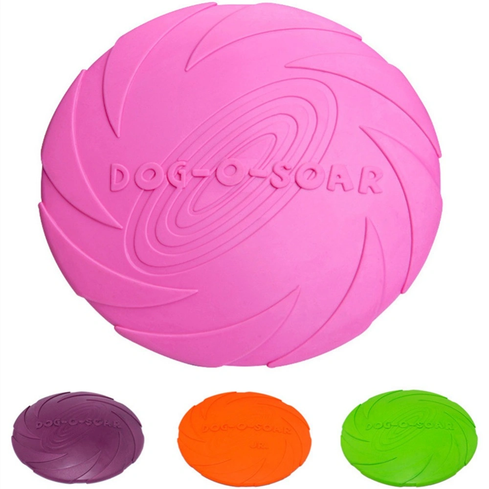Funny Silicone Dog Flying Discs Resistant Chew Puppy Training Interactive Pet Products
