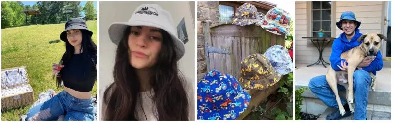 New Design Ladies Hat Fishing Hat Cotton Bucket Hat
