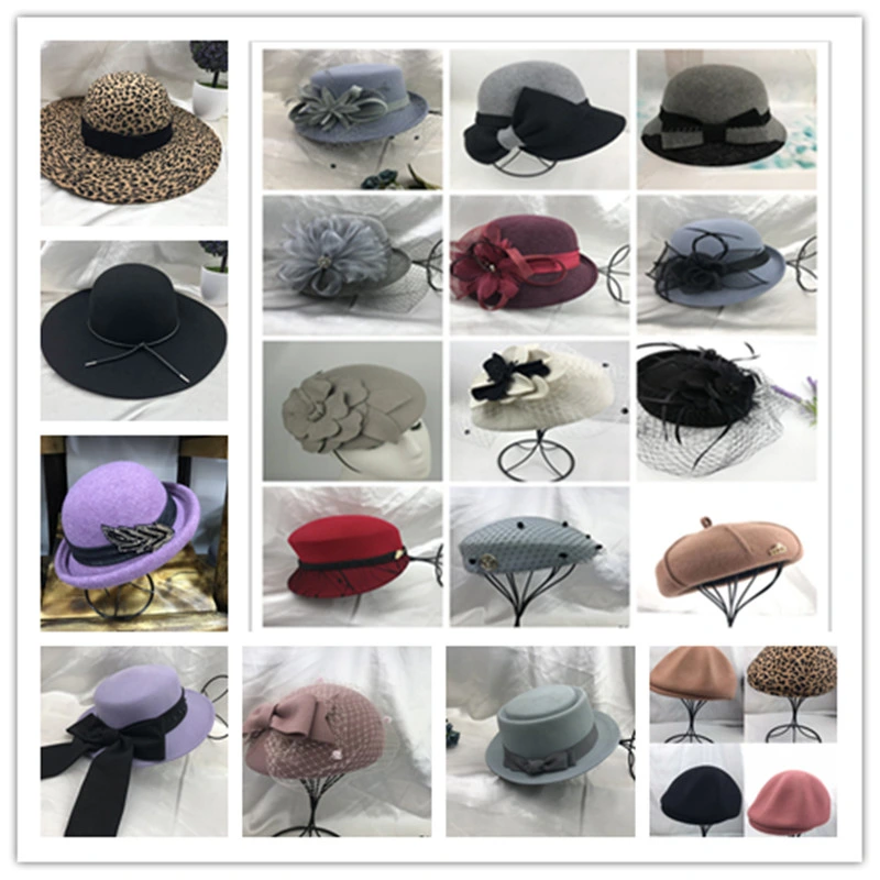 Fashion Women and Man Wool Felt Fedora Trilby Winter Hat