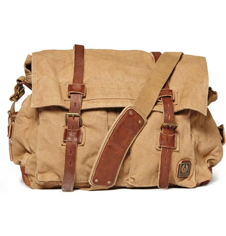 Wholesale Fashionable Canvas Casual Men Cross Body Messenger Bags