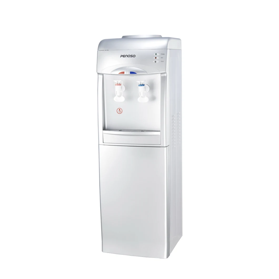 New Type Hot and Cold Compressor Vertical Water Dispenser with 2 Taps Water Cooler Cabinet