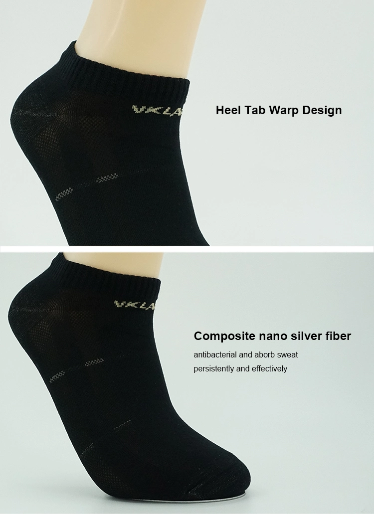 Football Soccer Running Ankle Running Men Antibacterial Sport Socks Short Nano Silver Ion Fiber Socks