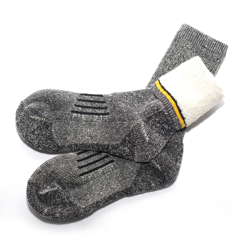 Merino Wool Thermal Hiking Crew Socks for Winter