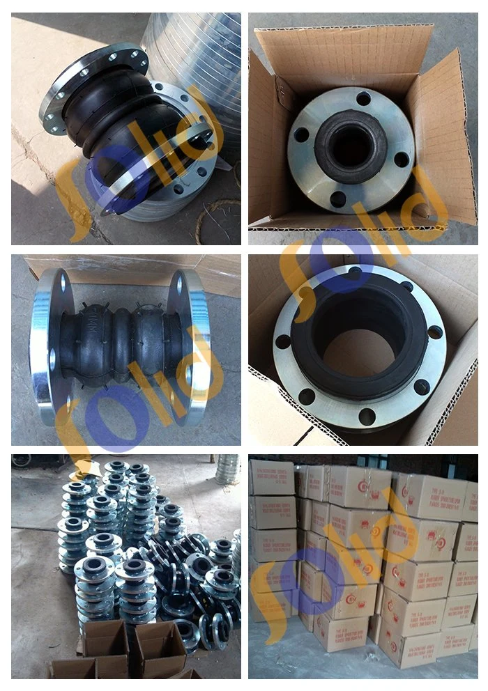 Flanged Rubber Single Sphere Flexible Pipe Fitting Expansion Joint