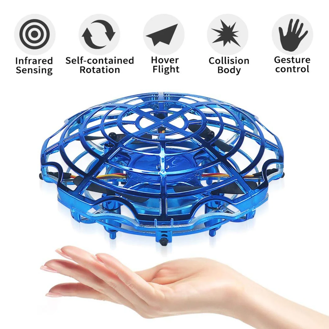 UFO Flying Ball Toys Gravity Defying Hand-Controlled Suspension Helicopter Toy