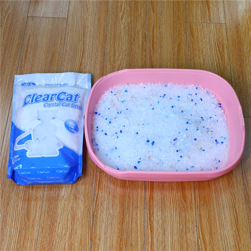 Clean up Products: Wholesale Silica Cat Litter Deodorant Crystal Premium Silica Gel Cat Litter in Cat Litter Box