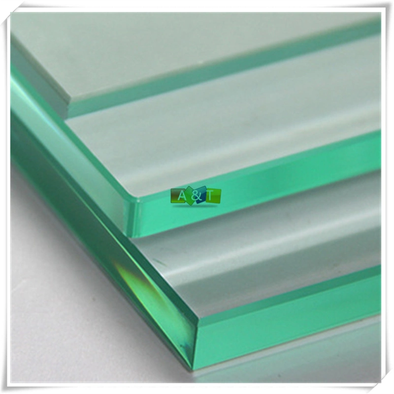 3mm-19mm Clear Tempered Glass/Toughened Glass with Certificate, for Window, Shower Door Glass Fence etc