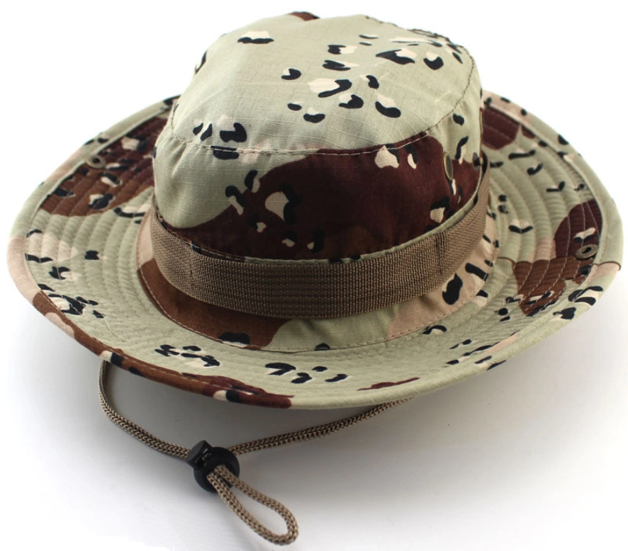 Cotton Ripstop Hiking Mountain Fishing Outdoor Camo Bucket Hat