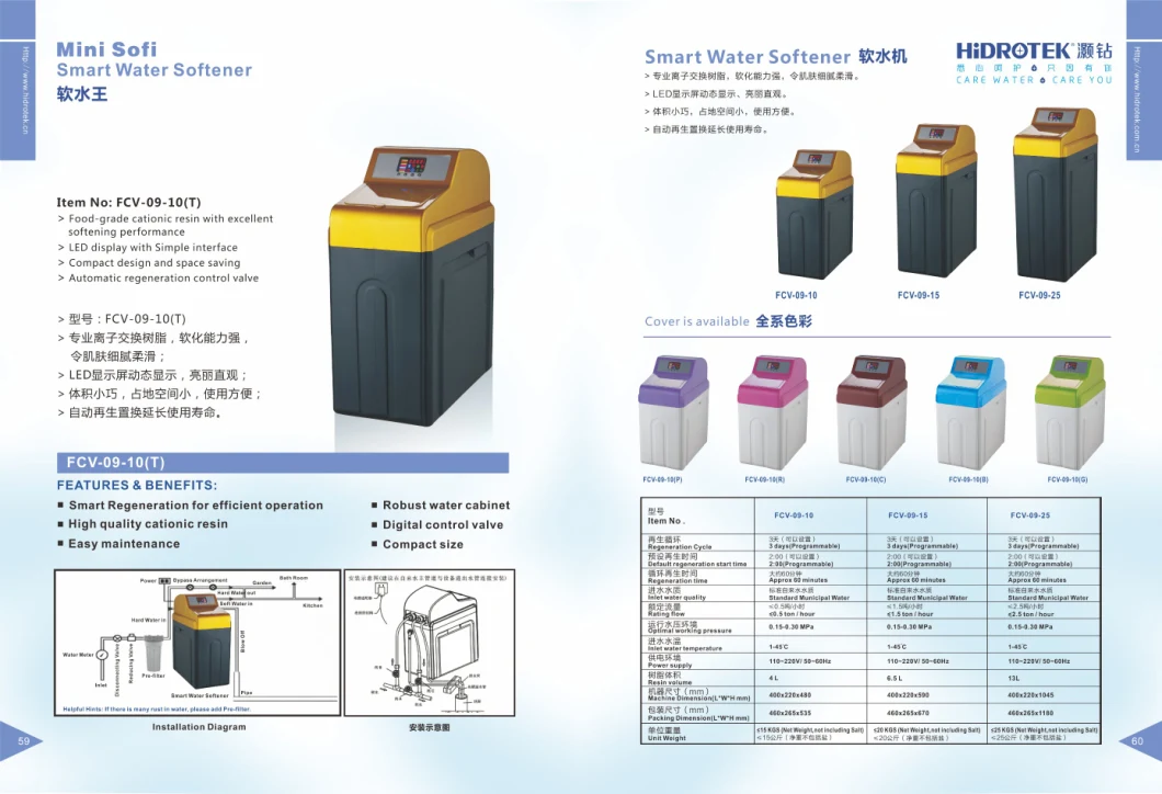 Hidrotek Industrial Water Softener with Multi Flow Options