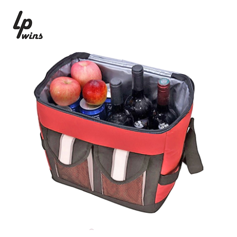 Deluxe Dual Compartment Insulated Lunch Cooler Lunch Bag with Removable Shoulder Strap