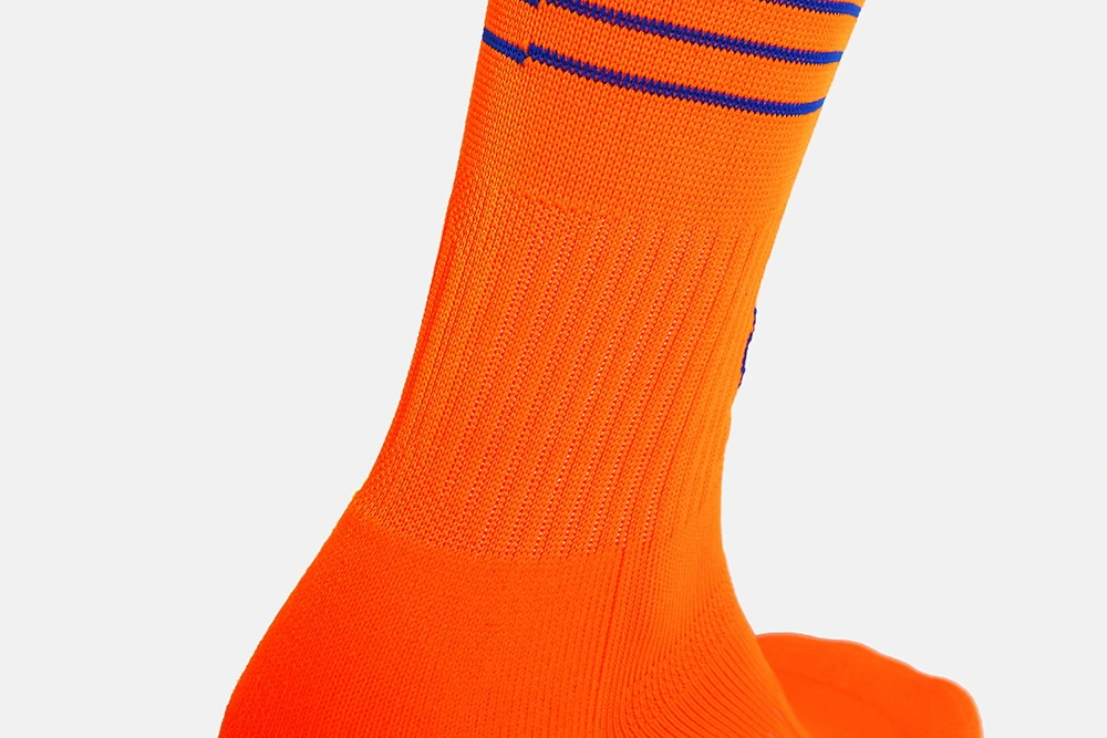 100% Nylon Absorbent Cross Striped Football Socks