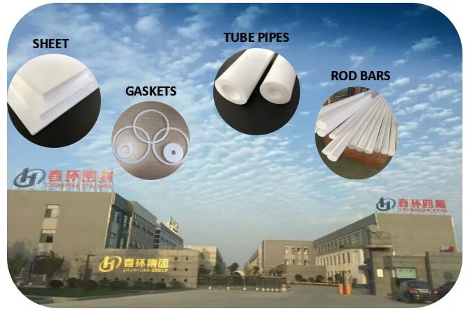 Glass Fiber/Carbon/Graphite/Molybdenum Disulfide/Polybenzoate/Bronze Filled PTFE Gasket for Valve Sealing Materical