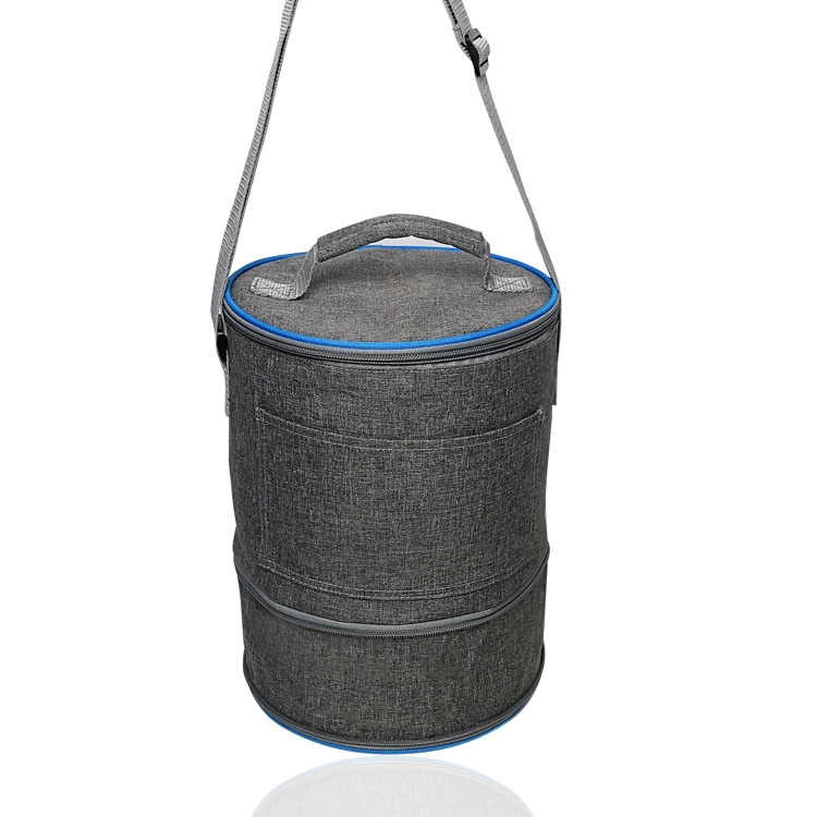 Round Picnic Bag Lunch Cooer Bag Insulated Thermal Bag