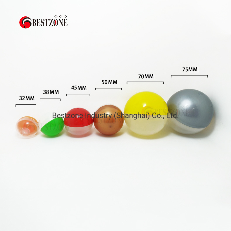 45mm 1.78 Inch Empty Colorful Plastic Capsule Toys for Kids Gachapon Gumball Toy Machine Price Container