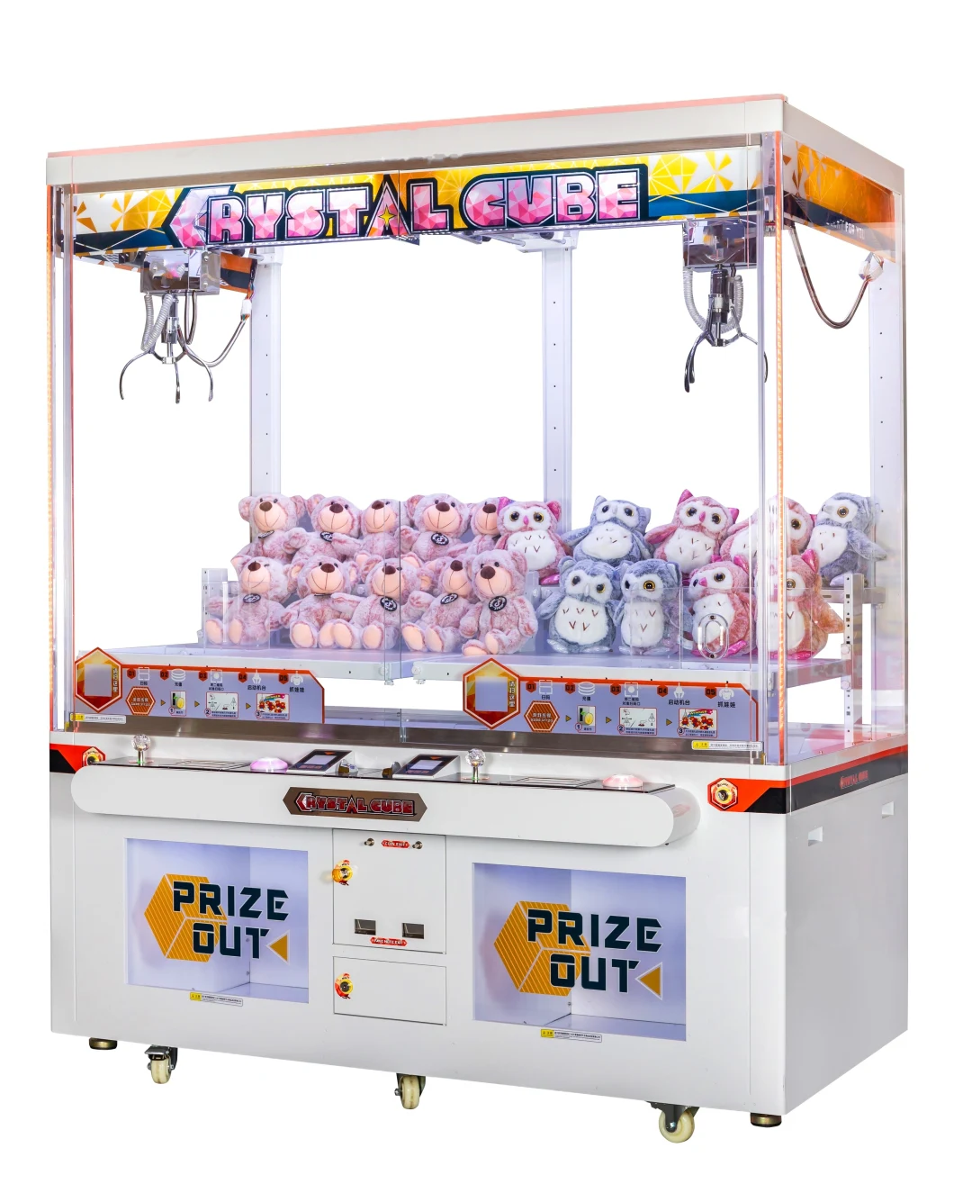 Crystal Love/Toy Vending/Vending/Amusement/Arcade/Game /Claw Machine/Game Player/Arcade Game Machines/Video Game/Amusement Machine/Arcade Machine/Game Machine
