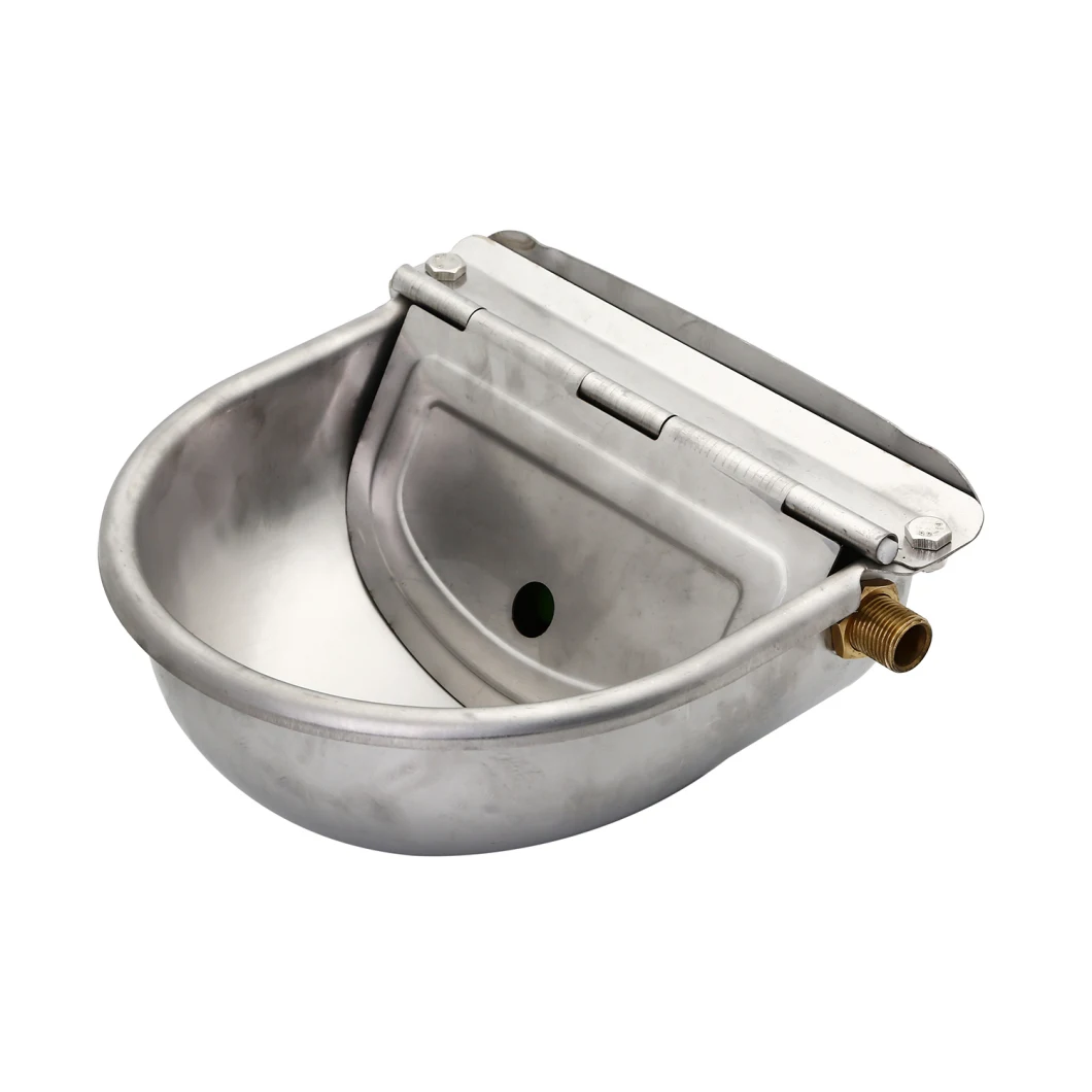 Automatic 304 Stainless Steel Water Bowl, Water Trough for Small Animals, Dogs, Pets