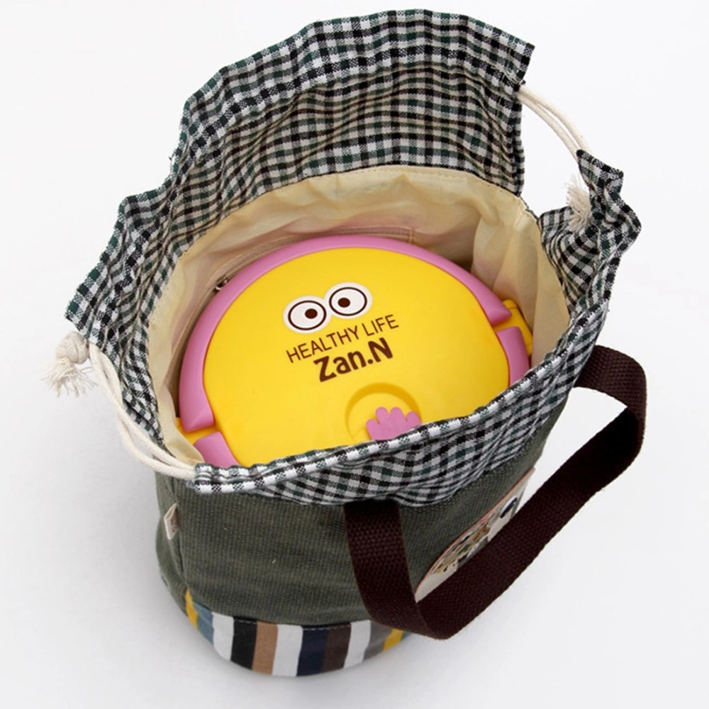 Amazon Hot Sells Cute Cartoon Animal Portable Lunch Bag Drawstring Picnic Bag for School Kids
