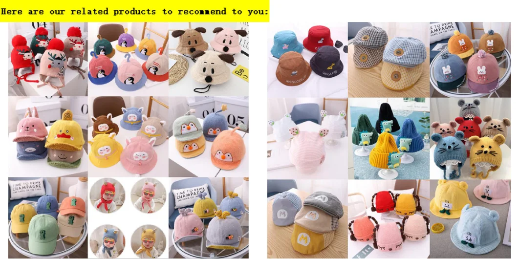 Children's Painter Hat Wool Cap Retro Parent-Child Toddler Kids Beret Hat